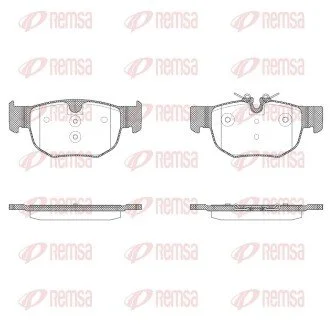 LAND ROVER Гальм. колодки RANGE ROVER VELAR (L560) 5.0 SCV8 4x4 19- REMSA 1915.00