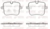 Колодки гальмівні (задні) BMW 5 (G30/F90)/7 (G11/G12)/8 (G15/F92)/X5 (G05)/X6 (G06)/X7 (G07) 17- REMSA 195400 (фото 1)