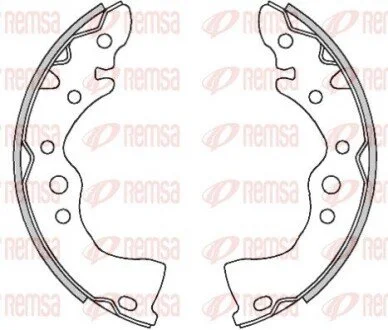 NISSAN щоки гальмівні Almera 1,6 06- REMSA 4493.00