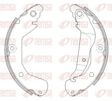 Колодки гальмівні барабанні REMSA 4515.00