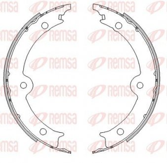 LEXUS Колодки гальмівні барабанні GS (_S19_) 430 05-11, IS III (_E3_) 200t (ASE30) 15- REMSA 4517.00 (фото 1)