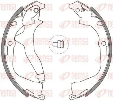 Тормозные колодки барабанные REMSA 4648.00