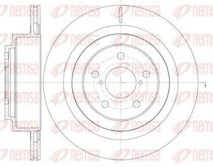 Диск гальмівний REMSA 61001.10