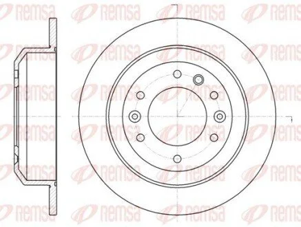 Диск тормозной REMSA 61027.00
