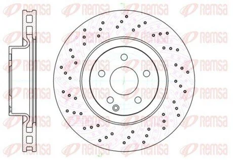 Диск тормозной REMSA 61032.10