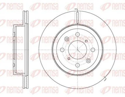 Диск тормозной REMSA 61038.10