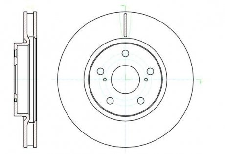 Тормозной диск REMSA 61076.10 (фото 1)