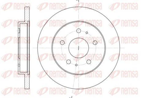 Гальмівний диск REMSA 6114300