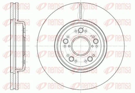 Гальмівний диск REMSA 6125210