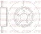 Гальмівний диск 6127010