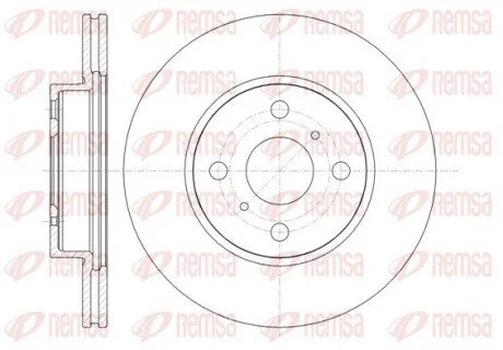 Гальмівний диск REMSA 6133210