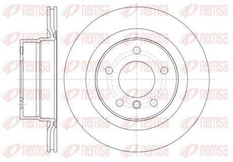 Гальмівний диск REMSA 6133810