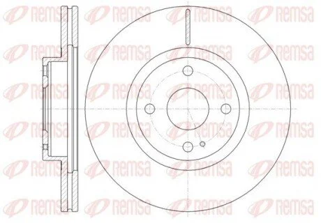 Гальмівний диск REMSA 6138010