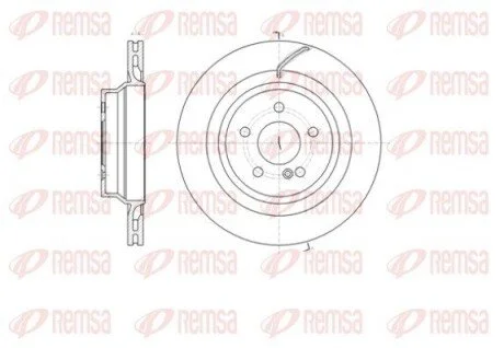 Фото 1 - гальмівний диск REMSA 6140410 Гальмівний диск REMSA 6140410 (фото 1)