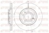 Диск гальмівний (задній) Audi A8 02-10/VW Phaeton 02-16 (280x22) (з покриттям) (вентильований) REMSA 6144710 (фото 1)