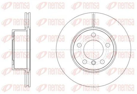Диск гальмівний REMSA 61449.10
