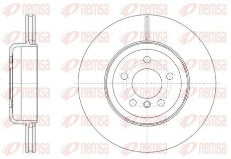 Диск гальмівний REMSA 61551.10