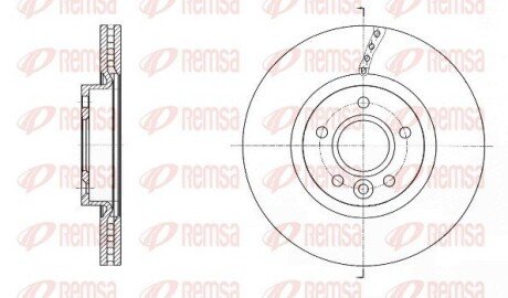 Диск тормозной REMSA 61589.10