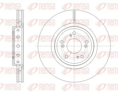 Диск тормозной REMSA 61658.10