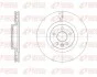 Диск гальмівний (передній) Land Rover Discovery Sport/Range Rover Evoque 2.0/2.2D 11- (325x30) REMSA 6178610 (фото 1)