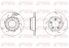 Диск гальмівний (задній) Porsche Panamera 10- (R) (330x28) (з покриттям) (з прорезом) (вентил.) 6186110