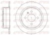 Тормозной диск задний BMW E30 82- 6197.00