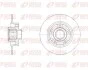 Диск гальмівний (задній) Renault Megane III/Scenic III 08- (260x8)(з підшипником)(+ABS)(d ступ.=66мм) REMSA 6213820 (фото 1)