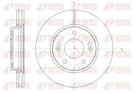 Диск гальмівний REMSA 62523.10