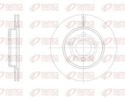 BMW Гальмівний диск i3 (I01) Range Extender 13- REMSA 62532.10