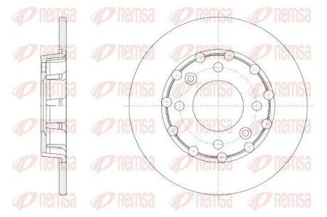 Диск гальмівний REMSA 62539.00