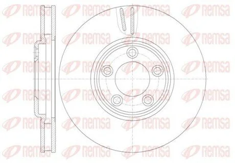 Фото 1 - гальмівний диск REMSA 683610 Гальмівний диск REMSA 683610 (фото 1)