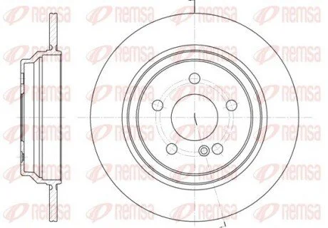 Диск тормозной REMSA 6864.00 (фото 1)