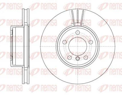 Фото 1 - диск тормозной REMSA 6867.10 Диск тормозной REMSA 6867.10 (фото 1)