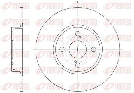 Гальмівний диск REMSA 690000 (фото 1)