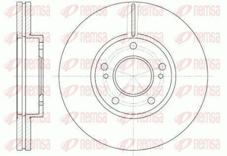 Фото 1 - гальмівний диск REMSA 693710 Гальмівний диск REMSA 693710 (фото 1)