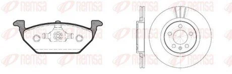 Комплект тормозной передн. SEAT LEON,SKODA OCTAVIA 97-, GOLF 97- (выр-во) REMSA 8633.00