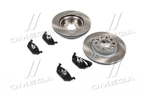 Комплект тормозной передн. CADDY 03- (выр-во) REMSA 8633.05