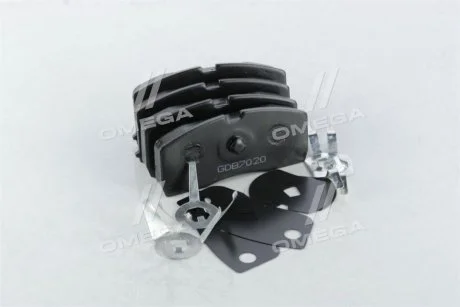 Колодка гальм. диск. STANDARD GEELY CK 04 - передн. (під ABS) RIDER RD.21338STD