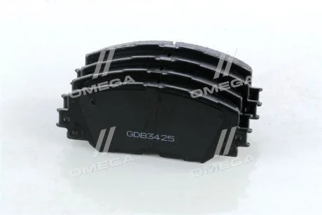 Колодка гальм. диск. STANDARD TOYOTA AURIS/COROLLA/RAV 4 передня. RIDER RD.24336STD