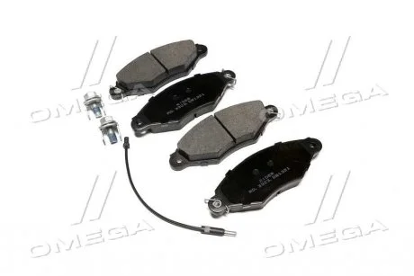 Колодка гальм. диск. RENAULT KANGOO 97- передня. RIDER RD.3323.DB1321