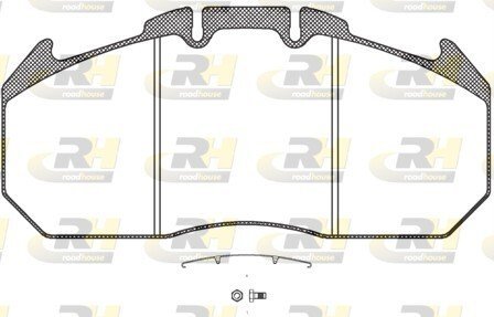 Гальмівні колодки, дискове гальмо (набір) ROADHOUSE 2103430 (фото 1)