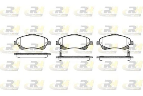 Гальмiвнi колодки, к-кт. ROADHOUSE 2104602