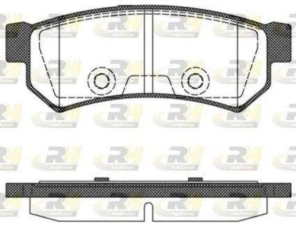 Гальмiвнi колодки, к-кт. ROADHOUSE 2104810