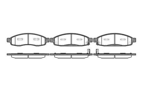 Гальмівні колодки дискові ROADHOUSE 2109412