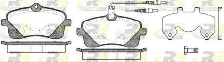 Гальмівні колодки дискові ROADHOUSE 2110202