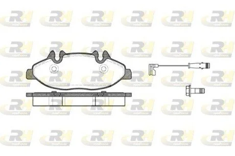 Гальмiвнi колодки, к-кт. ROADHOUSE 2110902