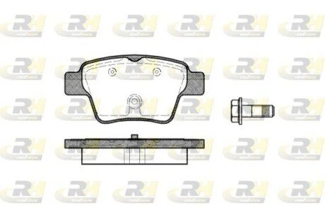 Гальмiвнi колодки, к-кт. ROADHOUSE 2113800