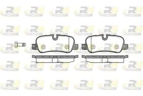 Гальмівні колодки дискові ROADHOUSE 2115900