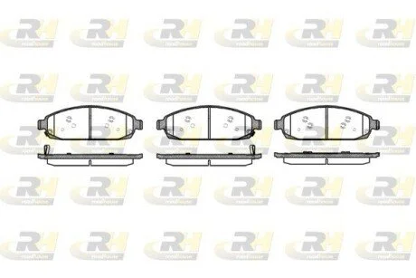 Гальмiвнi колодки, к-кт. ROADHOUSE 2117302