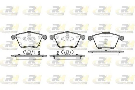 Гальмiвнi колодки, к-кт. ROADHOUSE 2118202